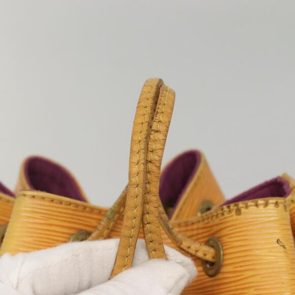 LOUIS VUITTON Epi Petit Noe Shoulder Bag Yellow M44109 - Picture 10 of 16